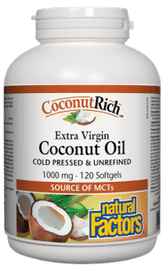 Extra Virgin Coconut Oil 1000 mg - 120 softgels
